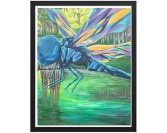 The Iridescent Spirit - Framed Matte Print