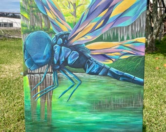 Original “The Irredescent Spirit” Acrylic Painting | Spirit Animal Collection | 16x20