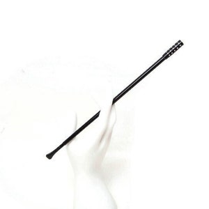 Long Cigarette Holder - Black With Rhinestones -Telescoping Cig Holder - Flapper Gatsby - Smoker Gift