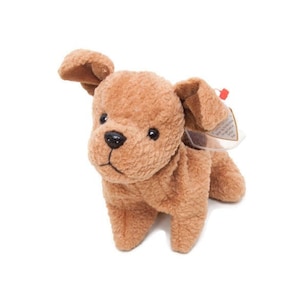 Vintage TY Beanie Babies TUFFY The Terrier - Plush Stuffed Animal - 7 inch