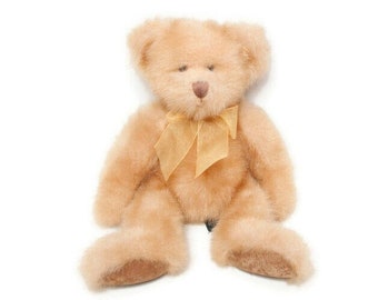 Vintage Russ Berrie PENNINGTON Bear - Golden Mohair - Honey Plush - No 259 - 14 Inch- Bears From the Past