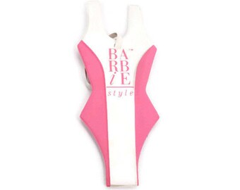 barbie luggage tag