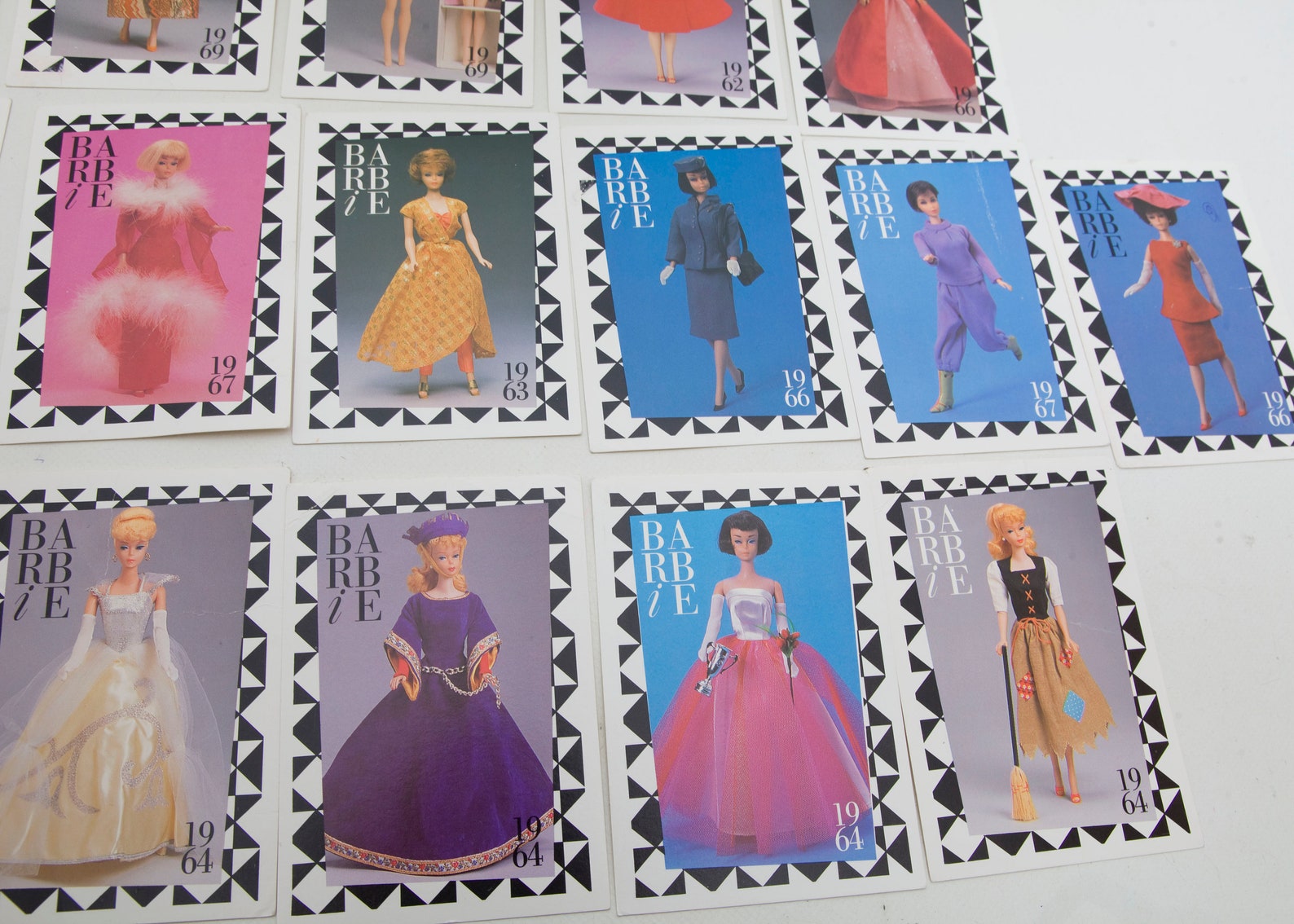 Vintage Barbie Collector Cards Set de 16 1960s Trading Cards Etsy