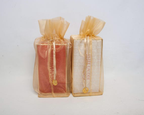 Michael Kors Estée Lauder Empty Gift Boxes With Gold Bags - Etsy display picture 2