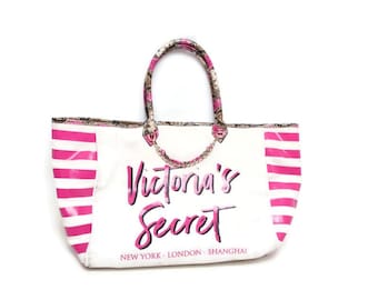 Victoria's Secret Sac Tote Aux Rayures Zébrées - Bagagerie