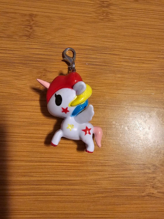 Tokidoki Stellina Unicorn Keychain - Rainbow Star… - image 1