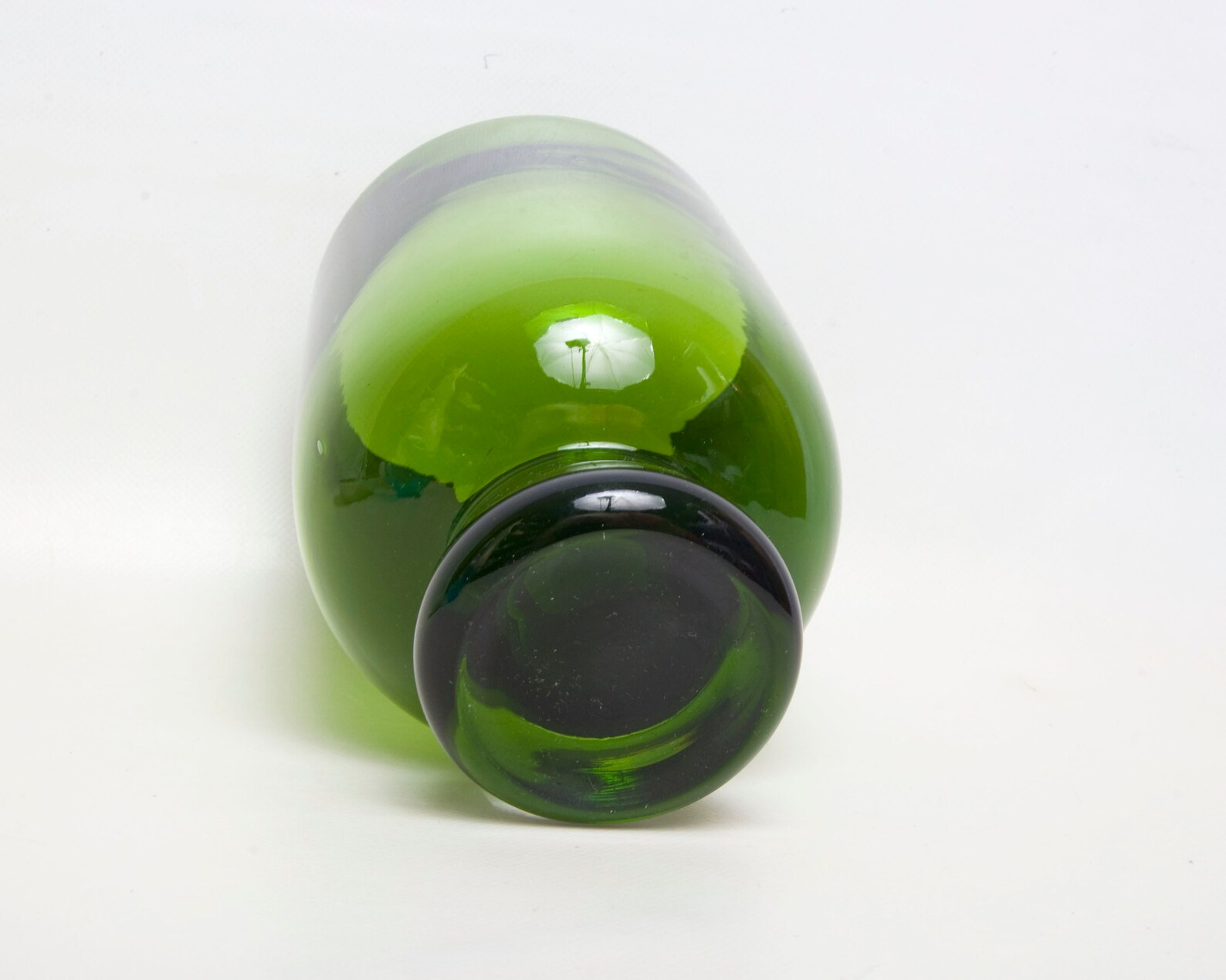 Vintage Emerald Green Crystal Vase Reijmyre of Sweden Monica Etsy