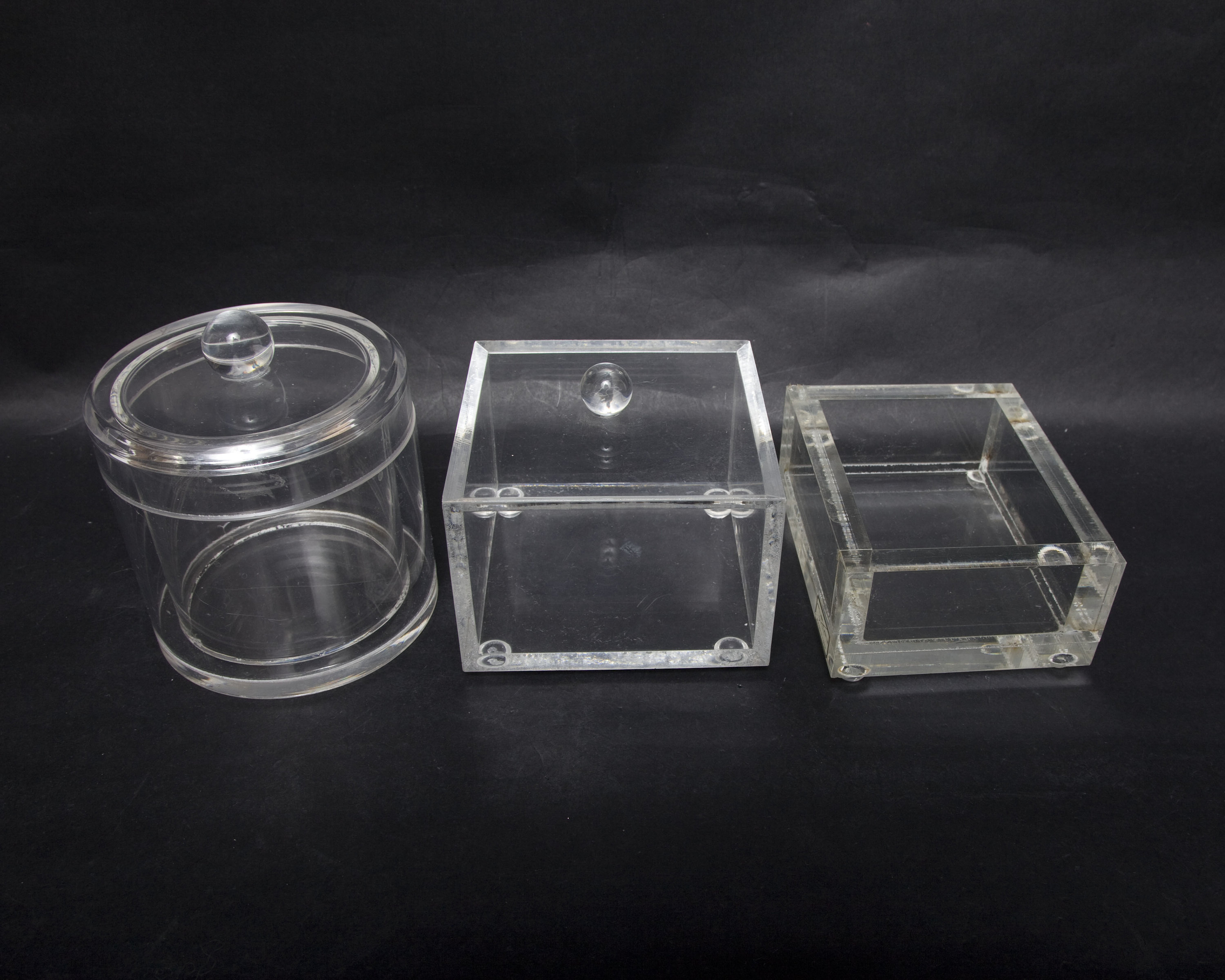 Vintage Lucite Boxes Jewelry Box Storage Containers Acrylic Etsy