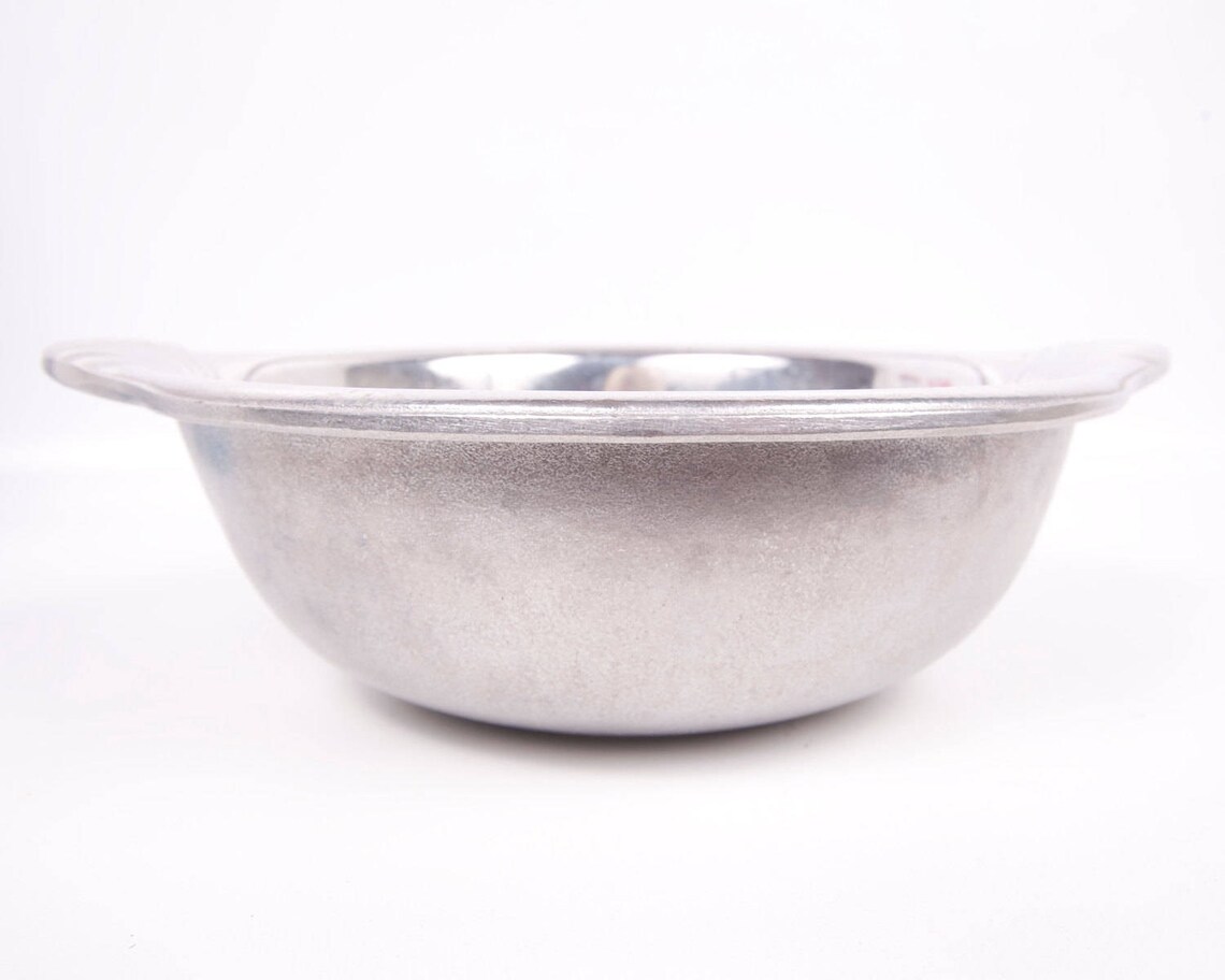 Vintage RWP Wilton Armetale Bowl Scallop Edge Shell Handles Etsy