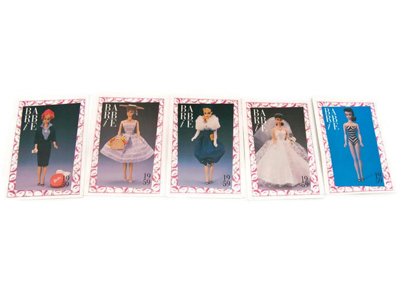 barbie collector cards