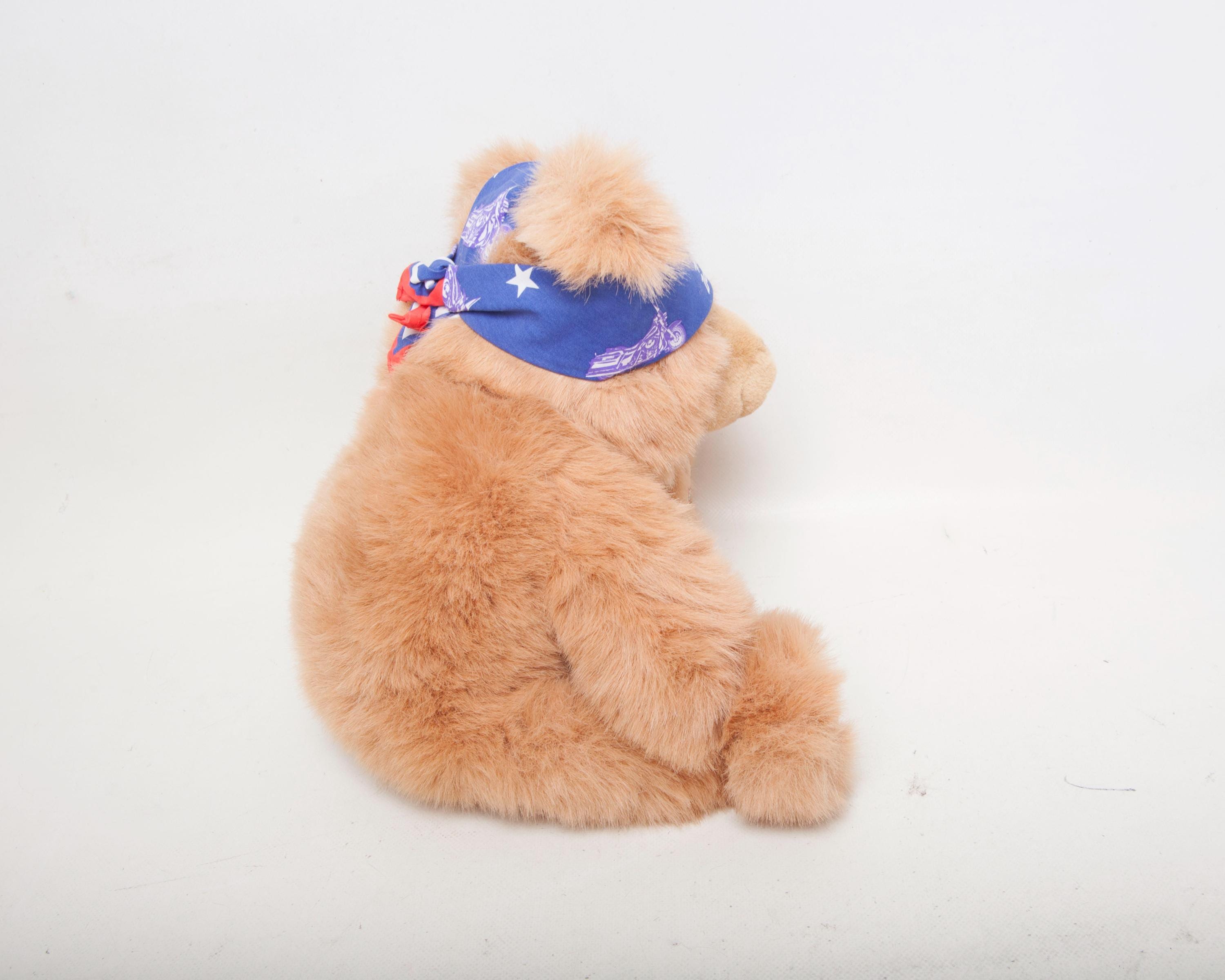 Vintage 2000 Harley-davidson Plush Bear – Biker Teddy With Dew Rag