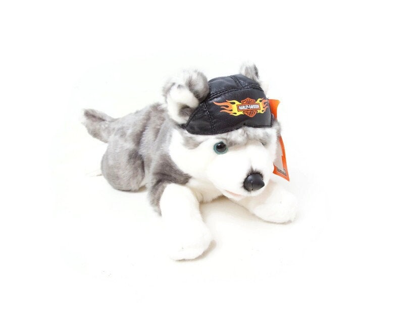 Harley-Davidson ぬいぐるみ Harley Davidson LEGEND Siberian Husky Plush Dog – 16” Stuffed