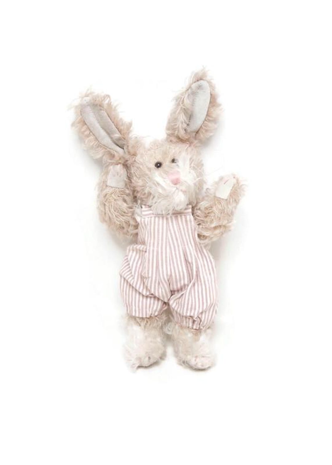 Vintage 1998 Boyds Bears Mohair Bunny Plush – 12” Easter Rabbit ...