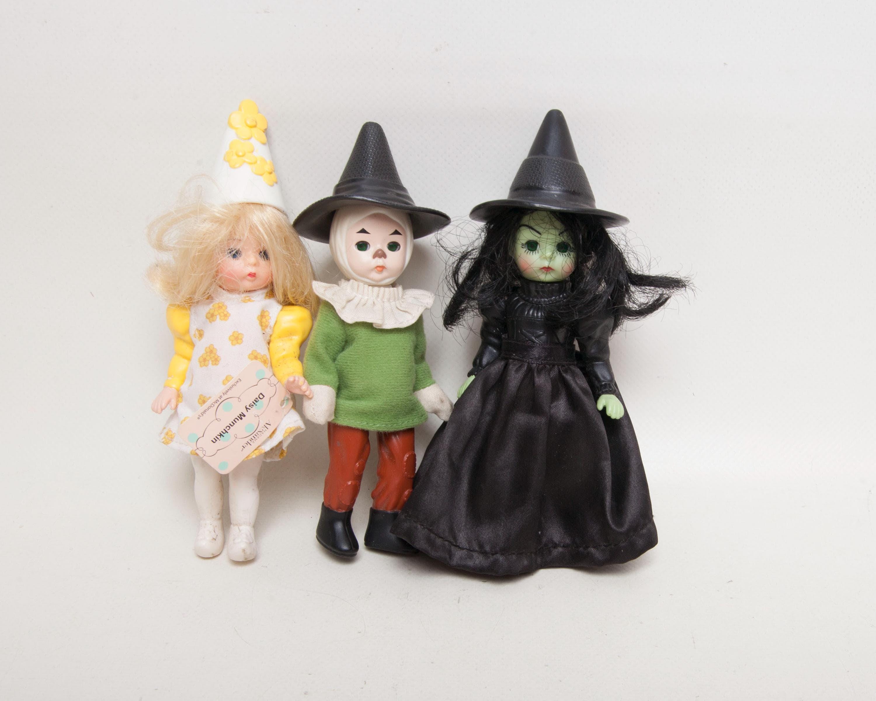 Madame Alexander Wizard of Oz Doll Set Wicked Witch Scarecrow