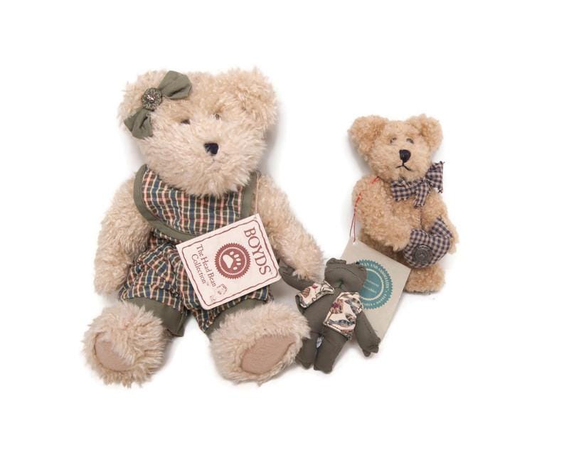 Vintage Boyds Bears Plush Set – 1990s Nettie Fisher Frog Theme - Etsy