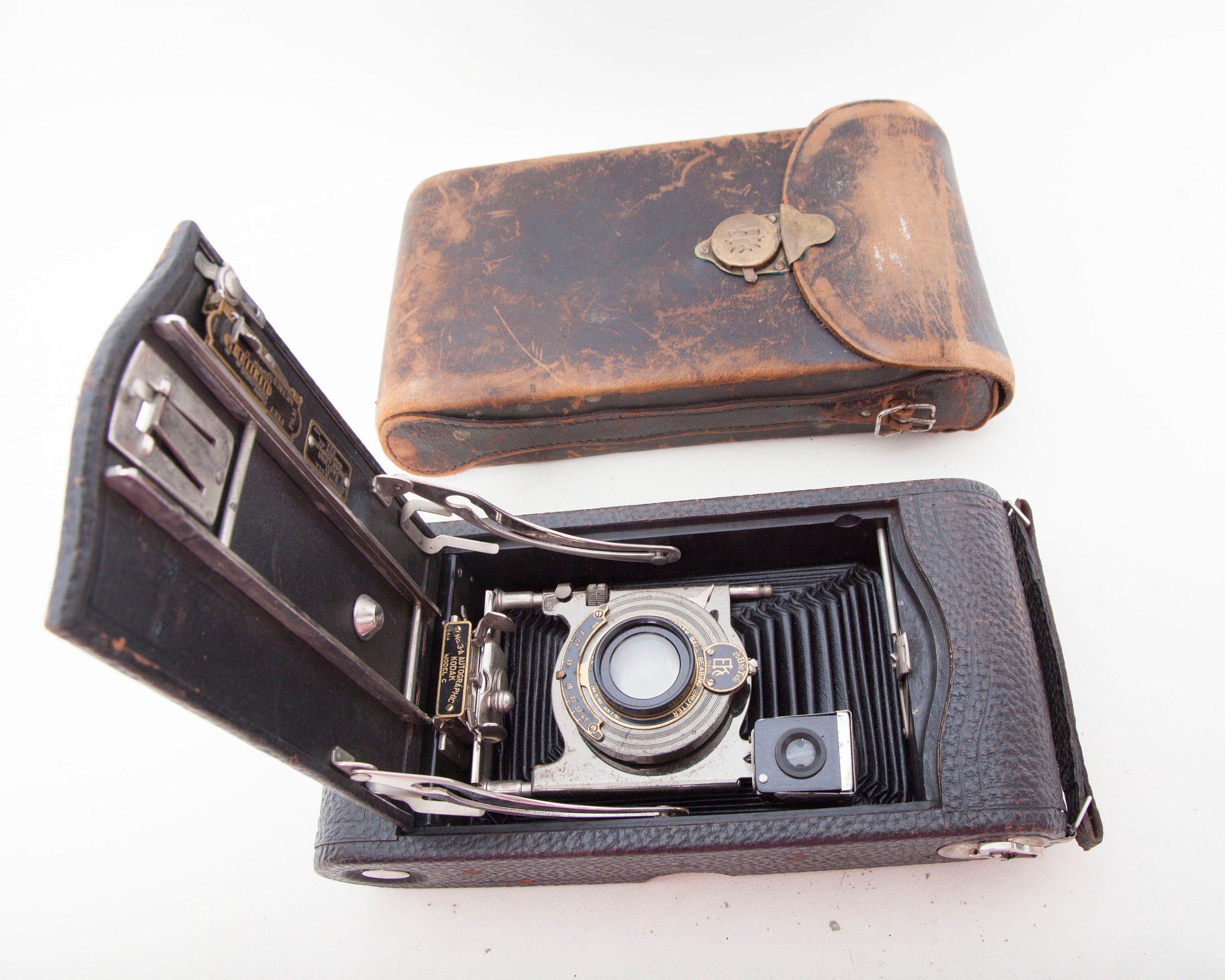 Appareil Photo Vintage Kodak Autographic A-122 - Fabriqué Aux USA