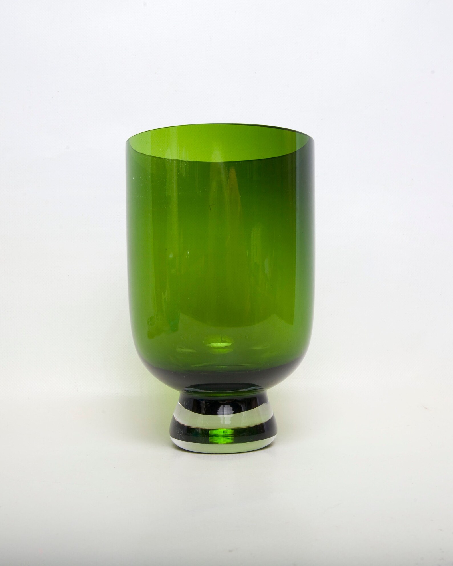 Vintage Emerald Green Crystal Vase Reijmyre of Sweden Monica Etsy