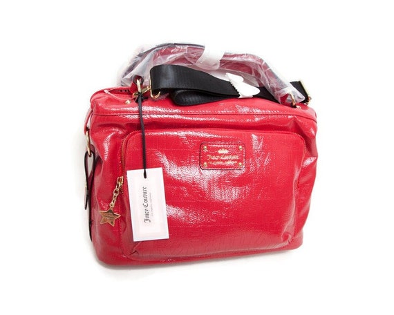 Juicy Couture EVER AFTER Cherry Satchel - LARGE R… - image 1