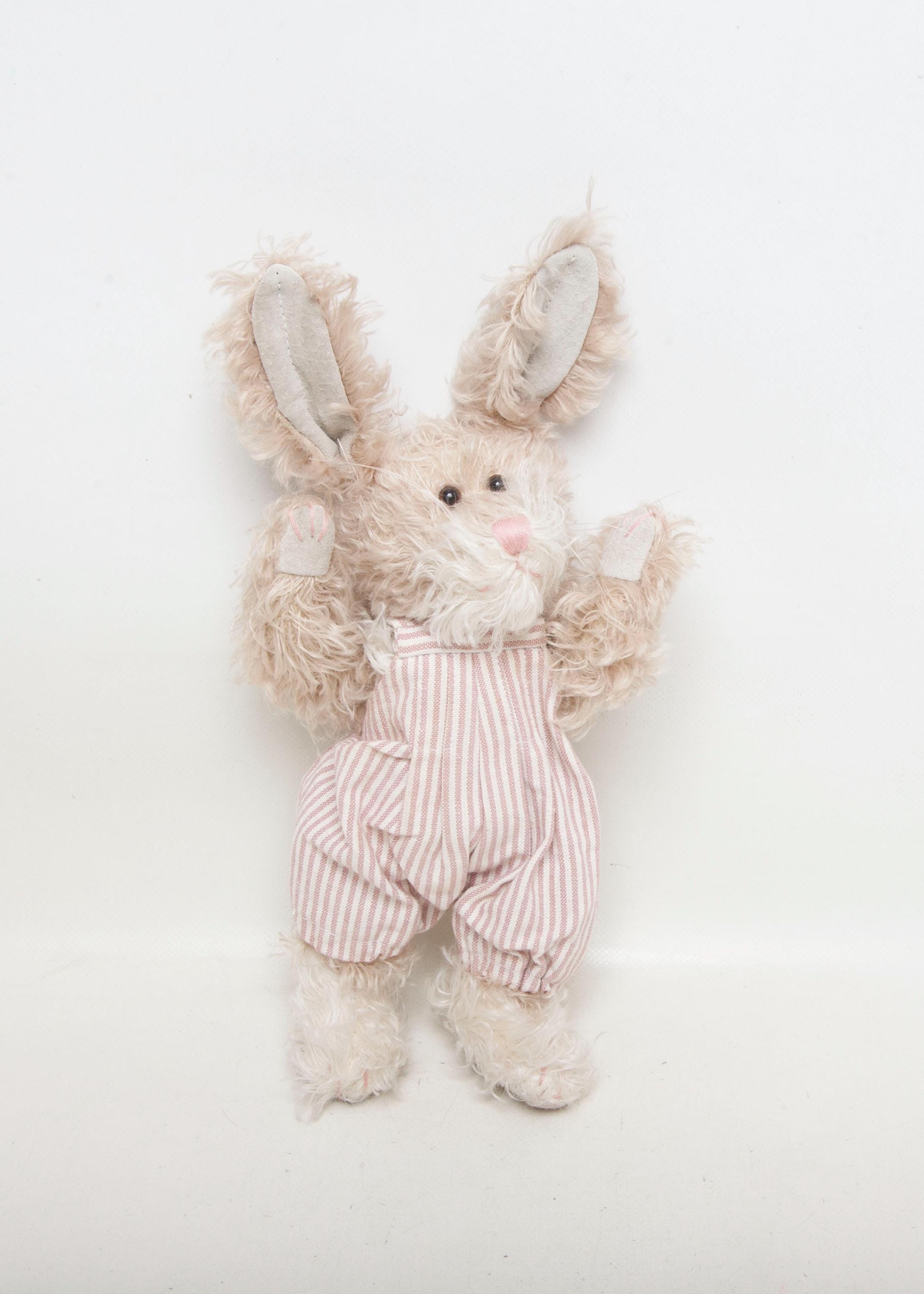 Vintage 1998 Boyds Bears Mohair Bunny Plush – 12” Easter Rabbit ...