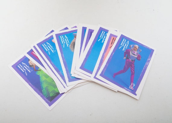 Vintage Barbie Collector Cards Set of 20 1960s Trading Cards Picture Cards Barbie Doll Fashions Fun Facts Mattel Etsy Denmark