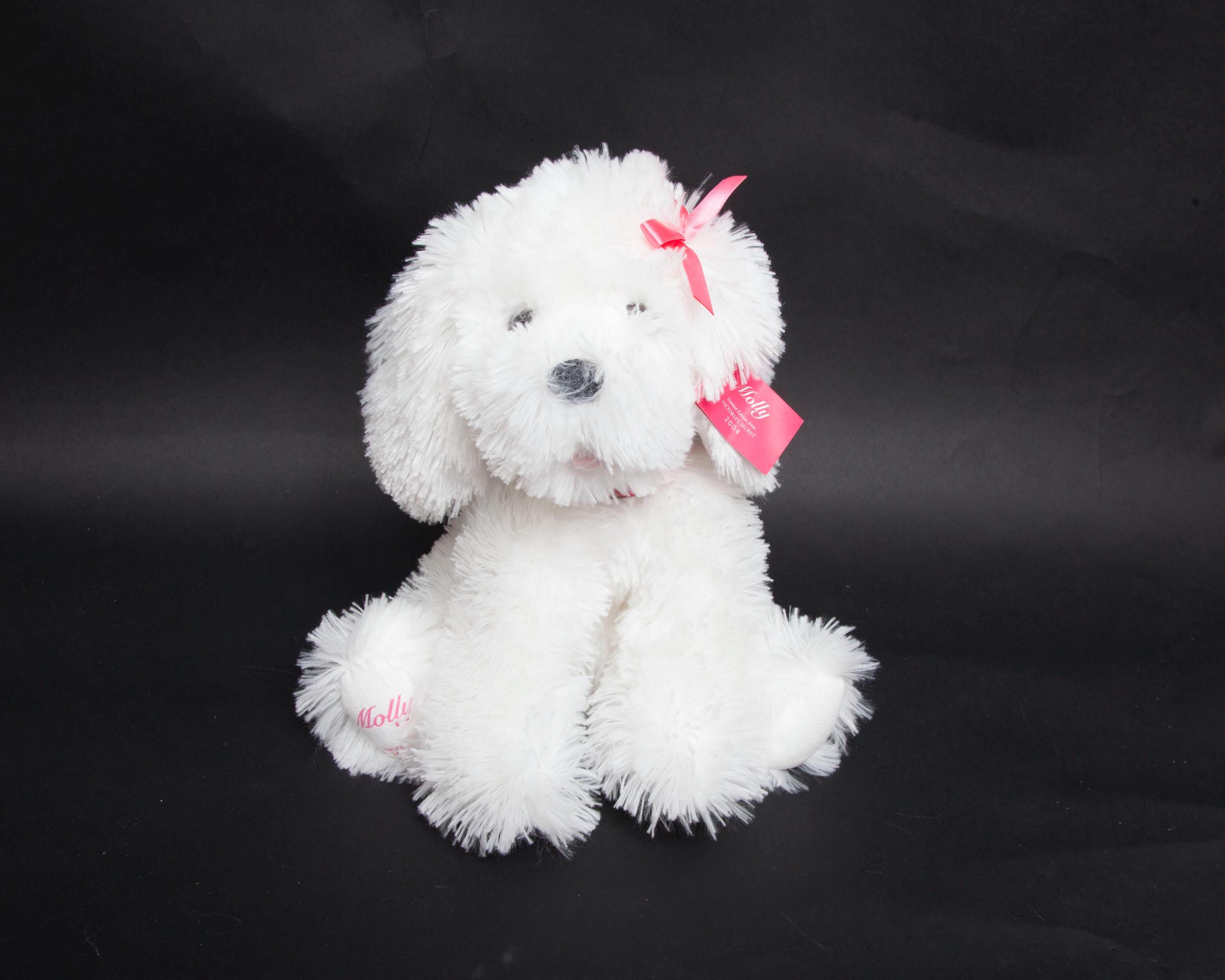 Victoria's Secret 2004 Limited Edition “molly” White Plush Puppy