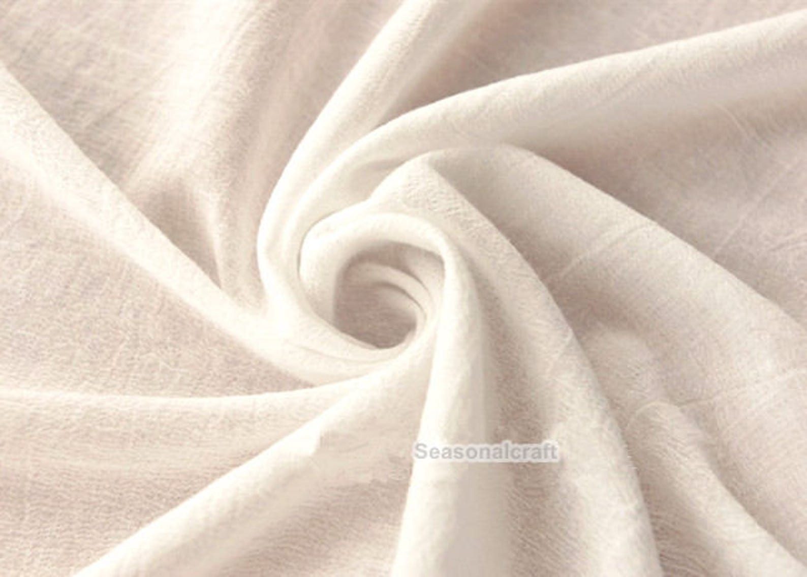 Pure cotton Linen Fabric Gauze Creases Fold fabricSoft and Etsy