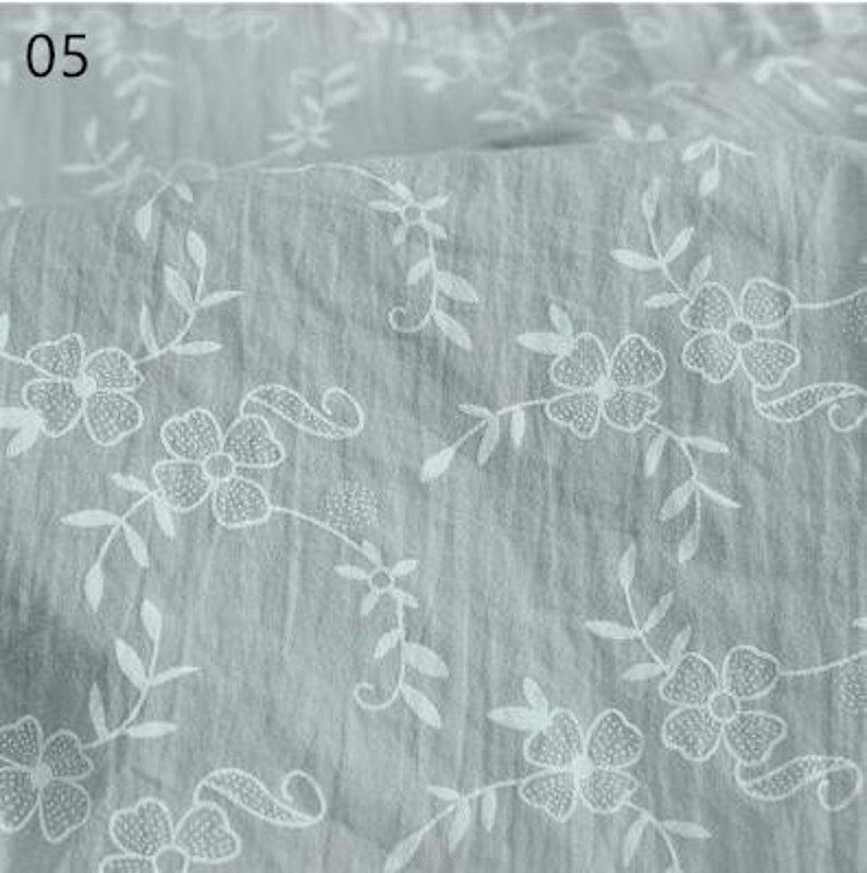 Thin Cotton Fabric for craft Pre Washed Crepe Cotton fabric Etsy