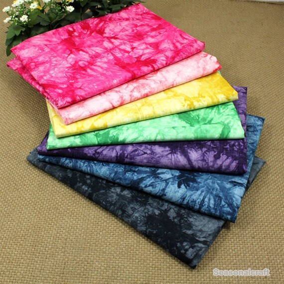 Tissu de coton de bambou tissu coloré tiedye mince doux et Etsy