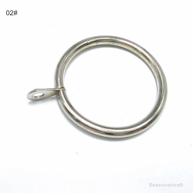10 Pieces of Metal Drapery Clip Ring Brass Stainless Etsy