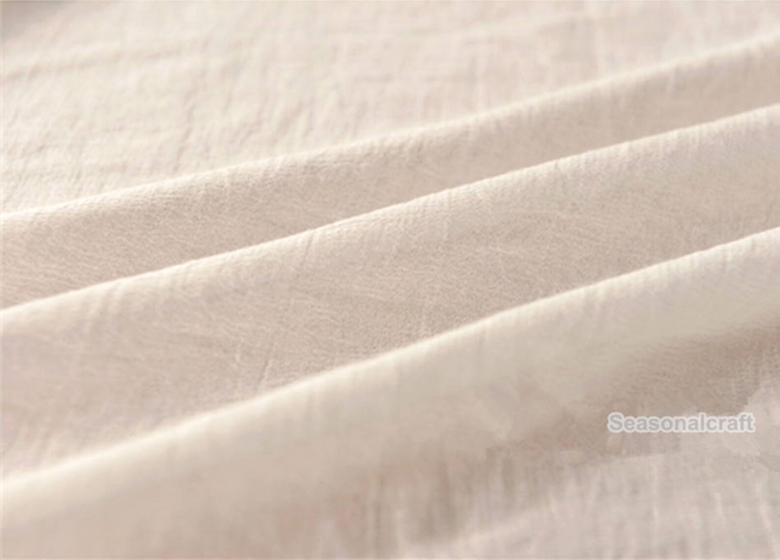 Pure cotton Linen Fabric Gauze Creases Fold fabricSoft and Etsy