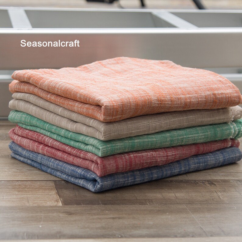 Bamboo Grain Cotton Fabric Yarn Dyed Cotton fabric Clothing Etsy