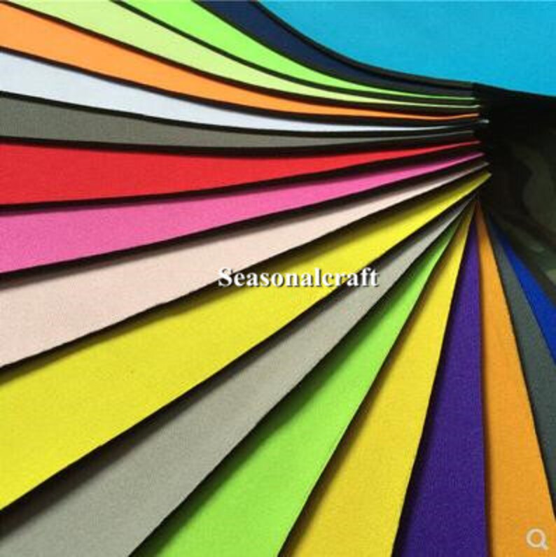 Neoprene Fabric 2mm 3mm 4mm thickness Soft Stretch Etsy