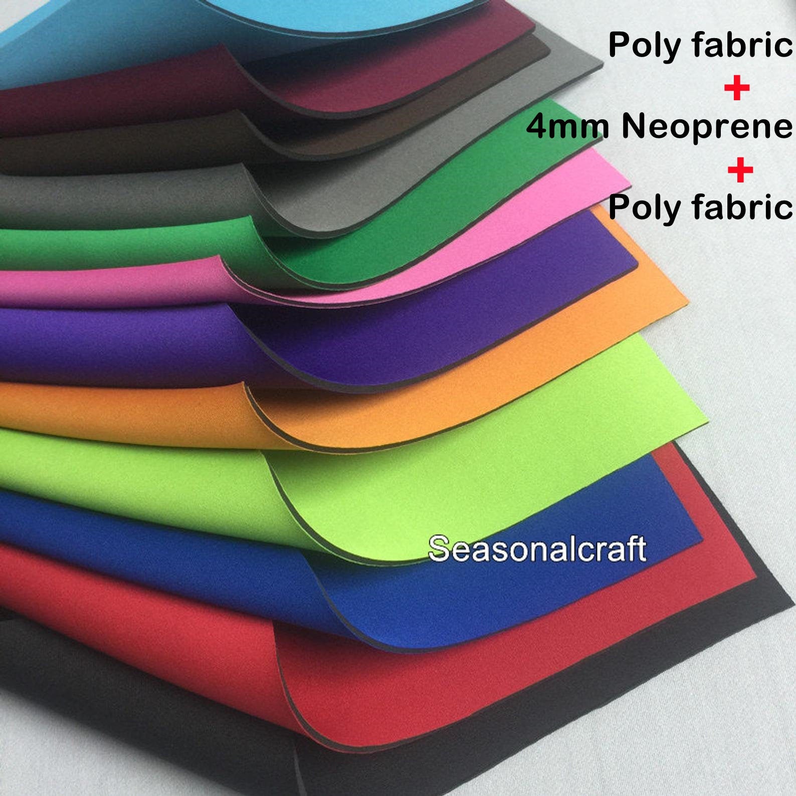 Neoprene Fabric 4mm thickness Soft Stretch Waterproof DIY Etsy
