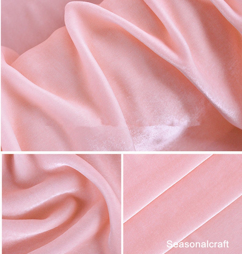High Quality Velvet Fabric Thick 100 Silk Velvet Fabric Etsy