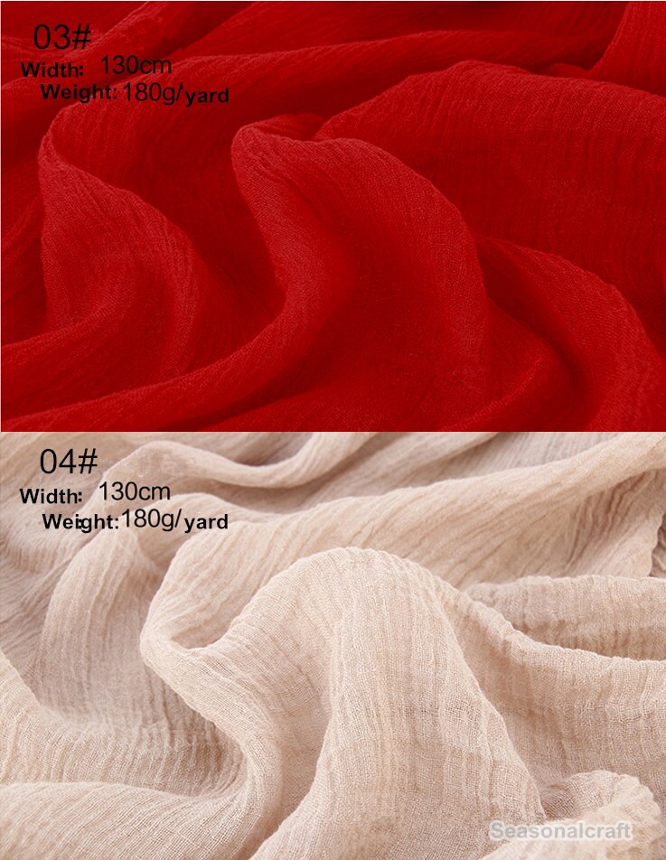 Thin Pure Linen Fabric Gauze Creases Fold fabricTransparent Etsy