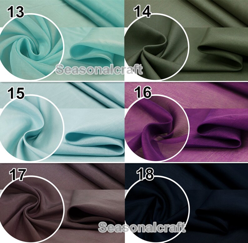 Summer Lining Fabric Silk Cotton Lining Cloth fabric Dress Etsy