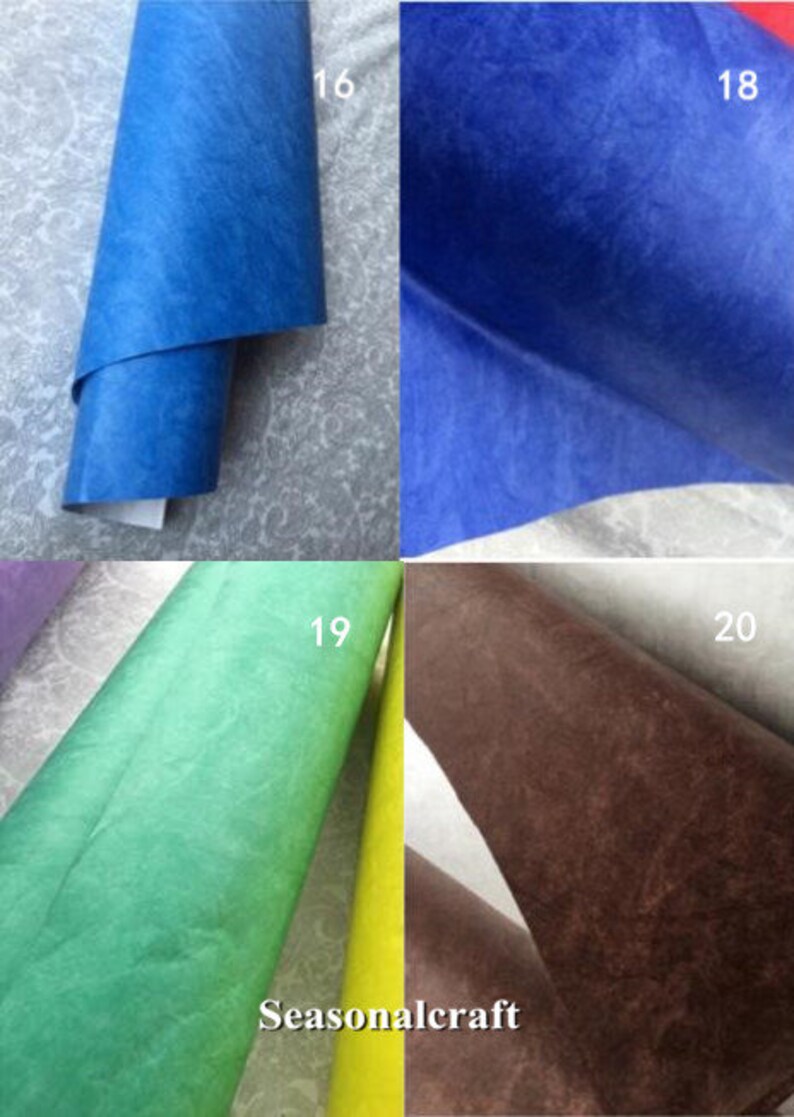 Waterproof Paper Fabric Washable Water Tear Resistant Fabric Etsy