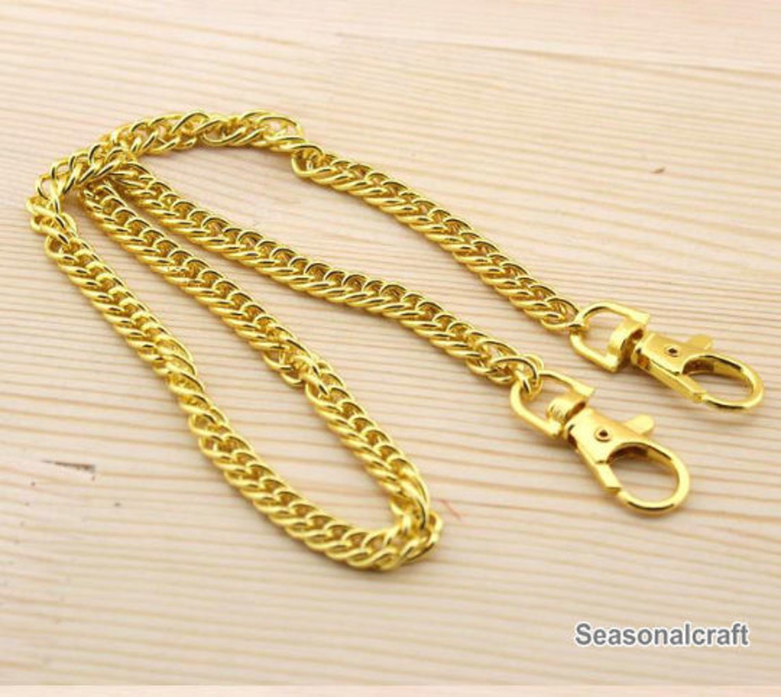 1Piece 8mm wide Brass Purse Chain 40cm /16 Etsy