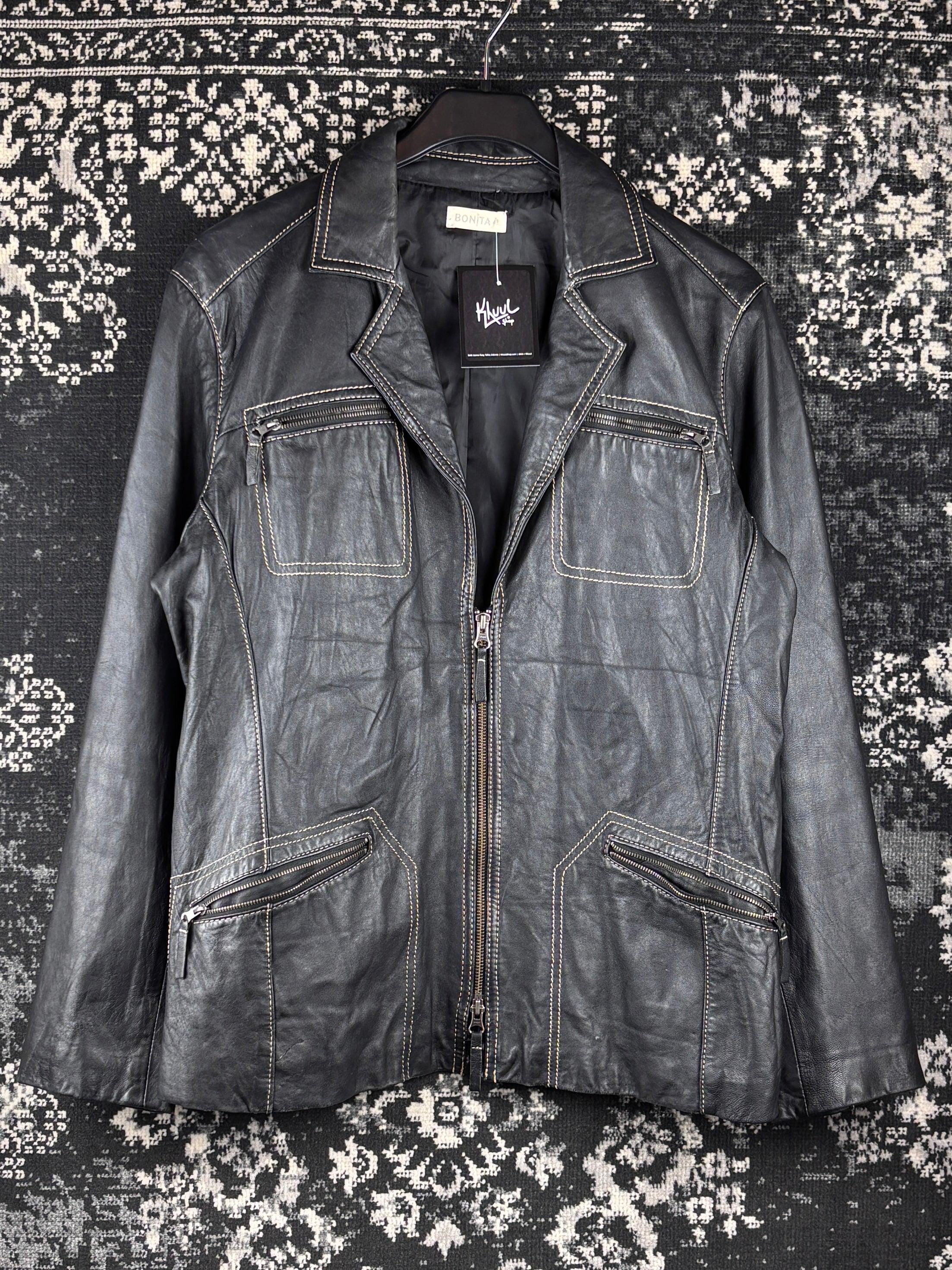 Bonita Leather Jacket - Etsy