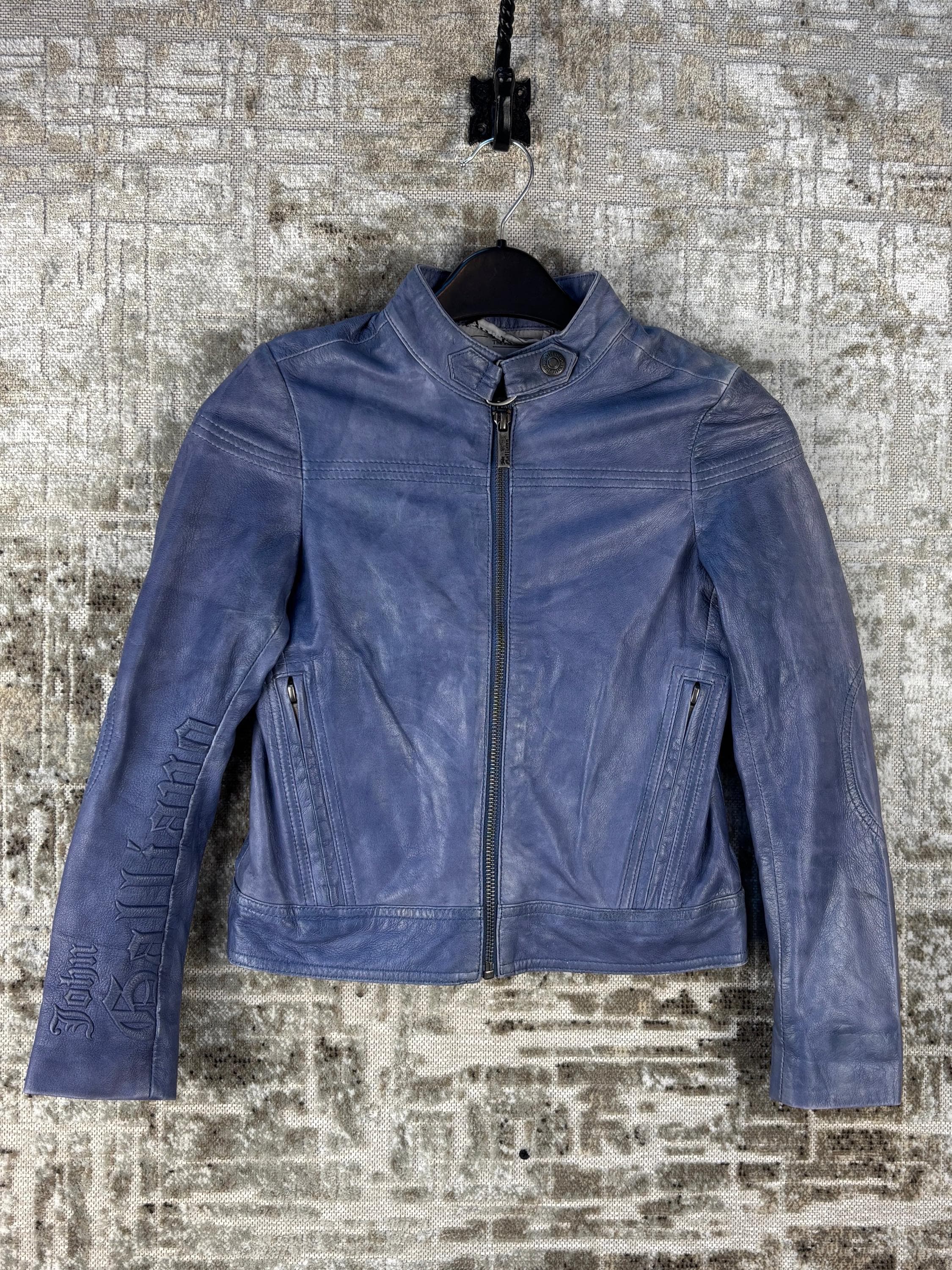 John Galliano Leather Jacket - Etsy