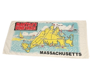 Vintage Martha's Vineyard Beach Towel
