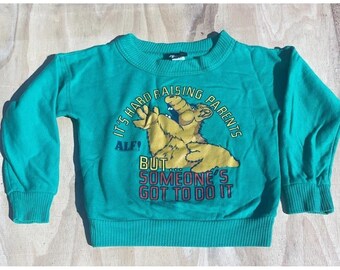 Vintage ALF Sweatshirt Crewneck Youth Size 4 Junior Gear Graphic TV 80s