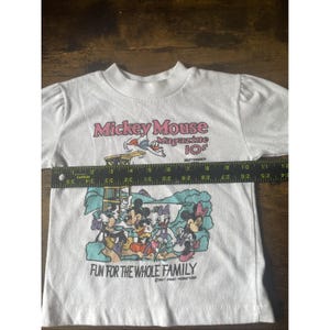 Walt Disney Productions Vintage Kids Mickey Mouse Magazine Tshirt Toddler Size image 13