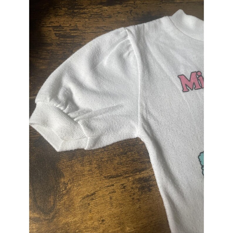 Walt Disney Productions Vintage Kids Mickey Mouse Magazine Tshirt Toddler Size image 2