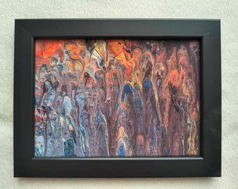 Ghosts - abstract acrylic painting