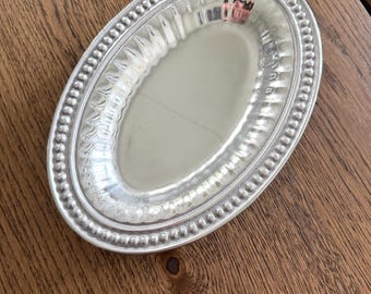 Vintage Wilton Armetale Flutes & Pearls Platter