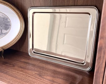 Vintage Godinger Rectangular Tray 14”