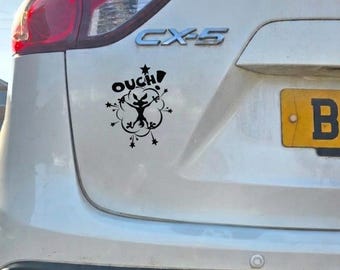Wile E. Coyote Autoaufkleber aus Vinyl