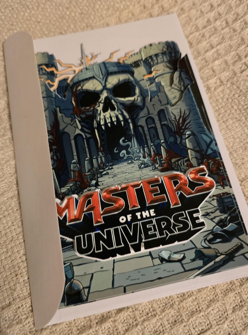 Tarjeta de cumpleaños desplegable de la película Masters of the Universe / He-Man (2026) imagen 6