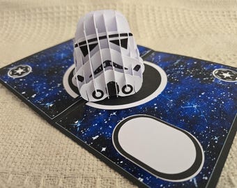 Pop-up Star Wars Stormtrooper Karte